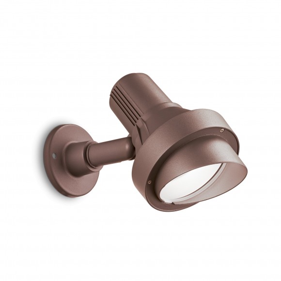 Ideal Lux 247014 záhradné nástenné bodové svietidlo Terra 1x60W | E27 | IP65 - kávové
