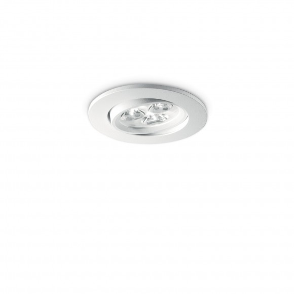 Ideal Lux 247823 LED bodová zápustná lampa Delta 1x3W | 3000K - výklopná
