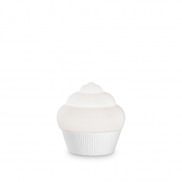Ideal Lux 248479 stolové svietidlo Cupcake Small 1x15W | GX54 - biela základňa