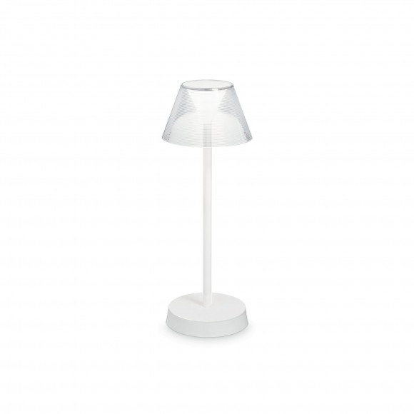 Ideal Lux 250281 nabíjacia stolná lampička Lolita s dotykovým ovládaním 1x7W | 3000K | IP54 - biela