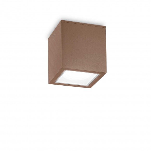 Ideal Lux 251547 prisadené stropné svietidlo Techo big 1x20W | GU10 | IP54 - hnedá