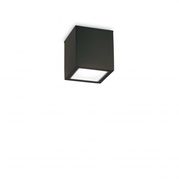 Ideal Lux 251578 prisadené stropné svietidlo Techo small 1x20W | GU10 | IP54 - čierna