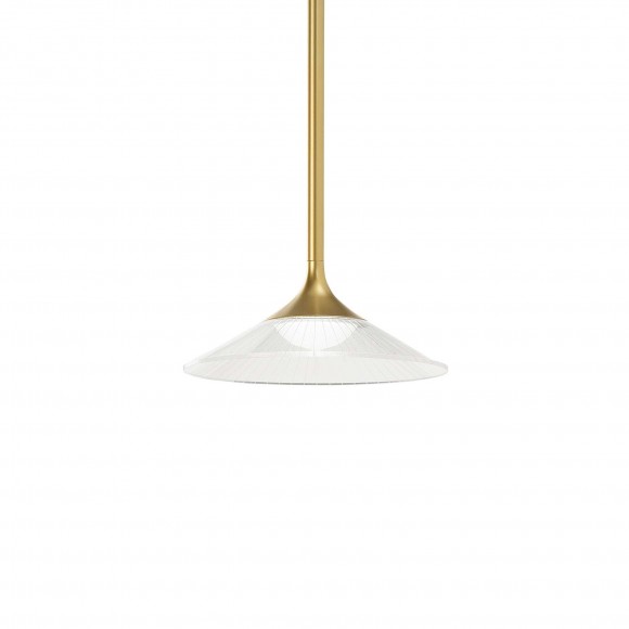 Ideal Lux 256443 LED závesné stropné svietidlo Tristan 1x5W | 540lm | 3000K - zlatá