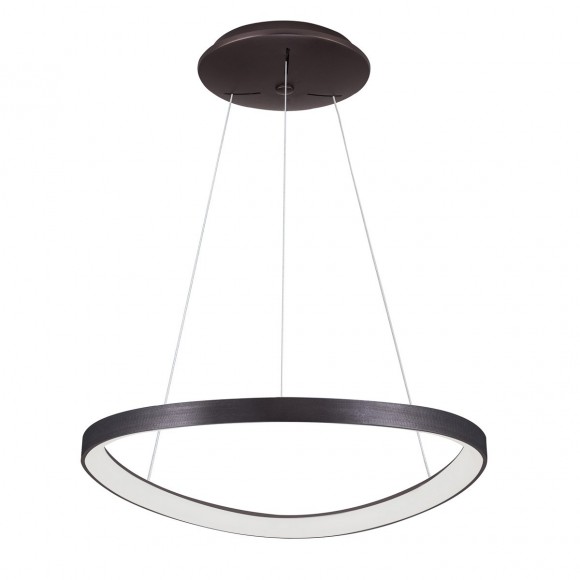 Italux 5355-848ROP-BC-3 LED závesné stropné svietidlo Morfa 1x48W | 2640lm | 3000K - čierna, biela