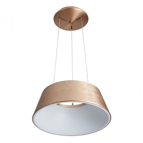 Italux 5356-840RP-GB-3 LED závesné stropné svietidlo Lunga1x40W | 2200L | 3000K - zlatohnedá, biela