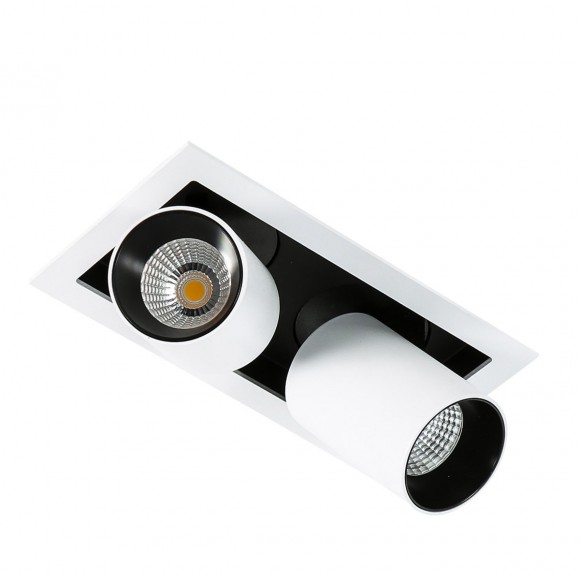 Italux GL7117-2 / 12W LED stropné bodové svietidlo Marcanta 1x12W | 3000K