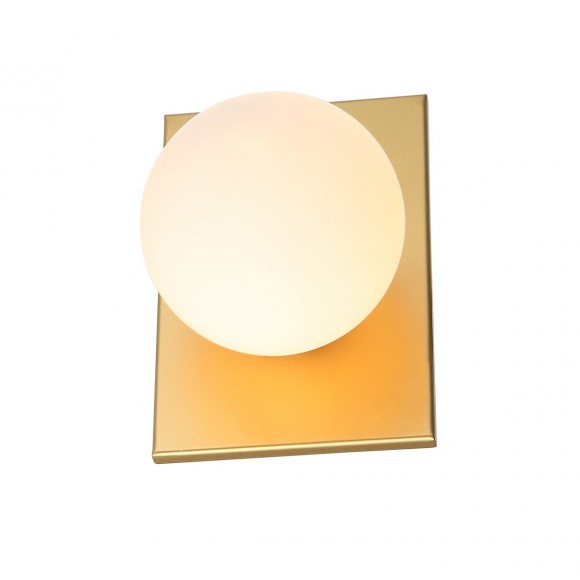 Italux MBM-4597/1 GD nástenné svietidlo 1x25W | G9 - zlatá, biela