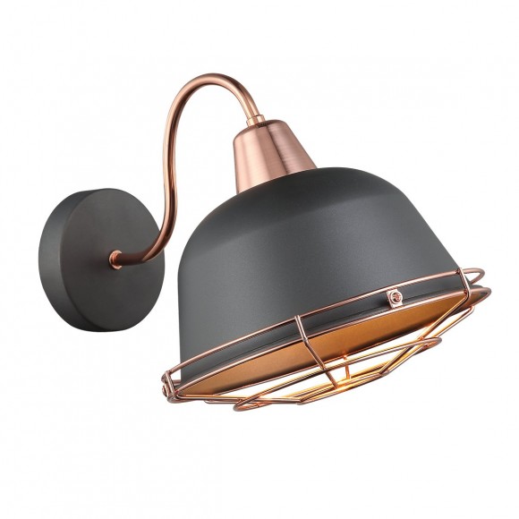 Italux MBM3053 / 1 GR + COP nástenná lampa Annika 1x40W | E27