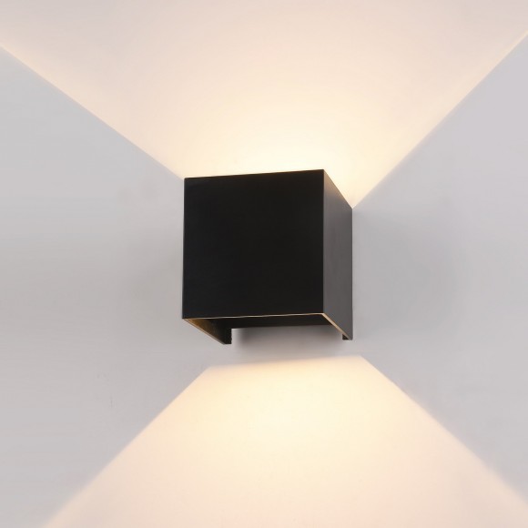 Italux PL-208B LED vonkajšia nástenná lampa Sorento 1x6W | 3000K | IP54
