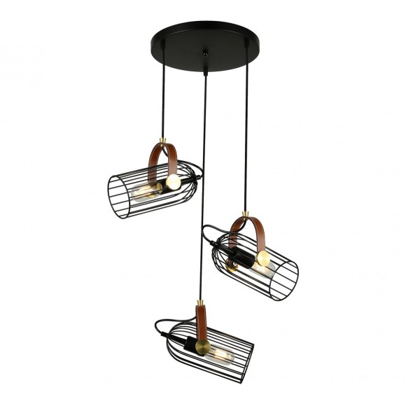 Italux PND-2445-3-BK Antoin | 40W E27