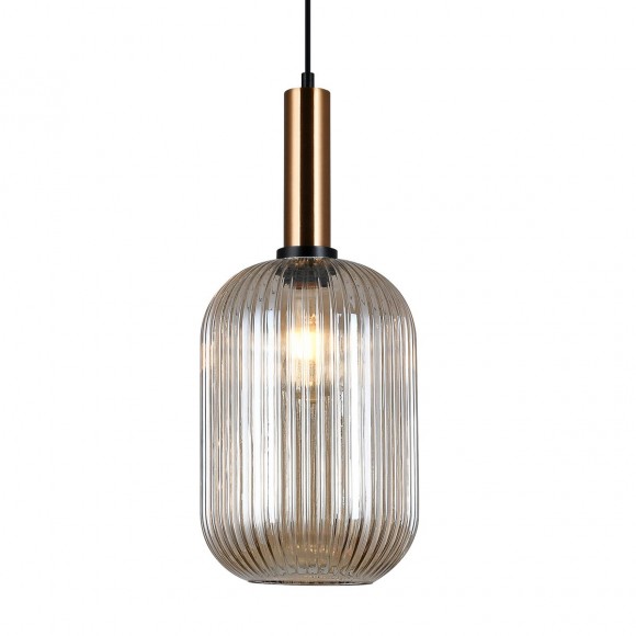 Italux PND-5588-1L-BRO+AMB Antiola | 40W E27