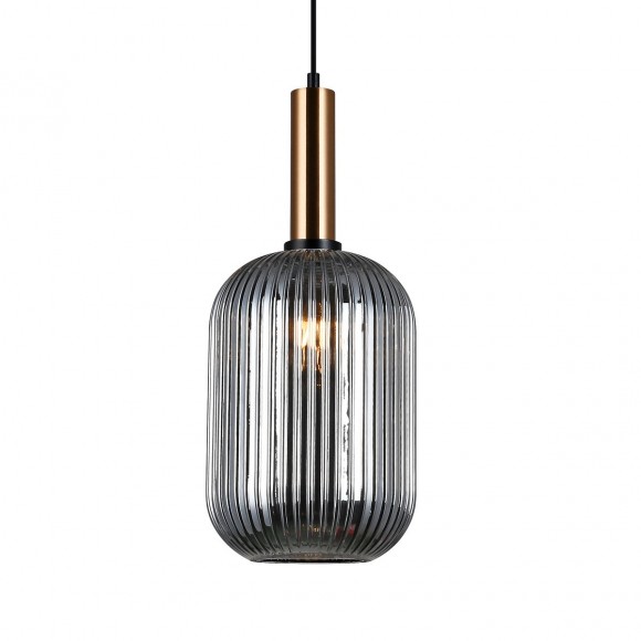 Italux PND-5588-1L-BRO+SG Antiola | 40W E27