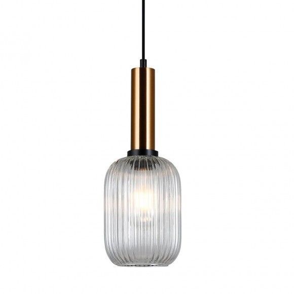 Italux PND-5588-1M-BRO+CL Antiola | 40W E27