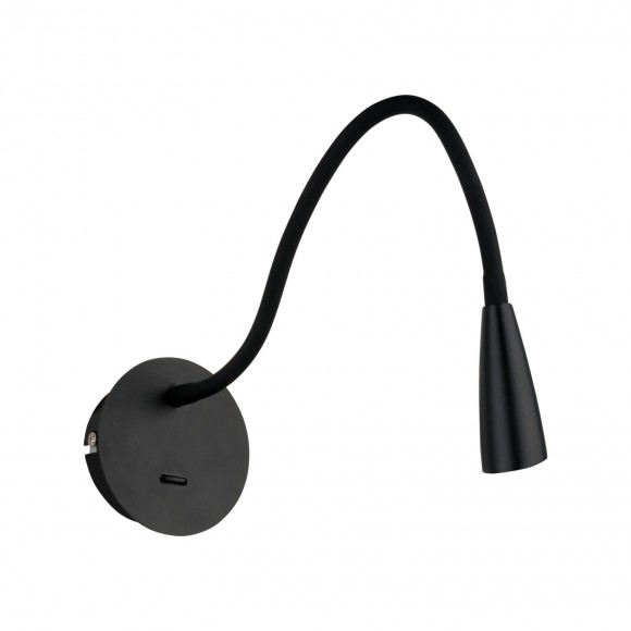 Italux WB88779-BK LED Paola | 3W integrovaný LED zdroj | 120lm | 3000K