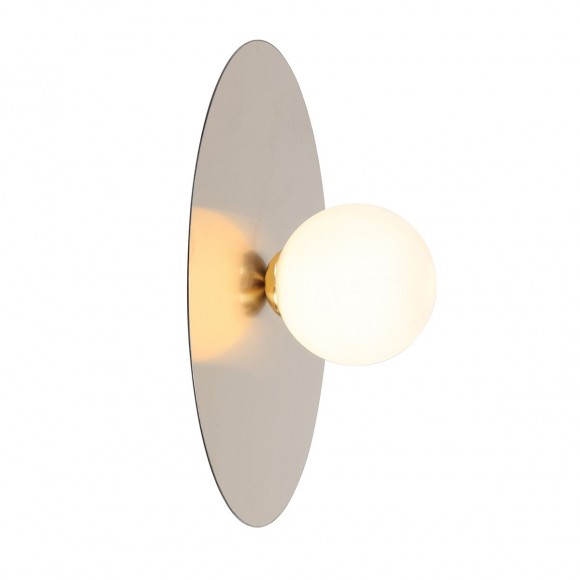Italux WL-201923-1 nástenné svietidlo Spoletto 1x40W | G9 - zlatá, biela