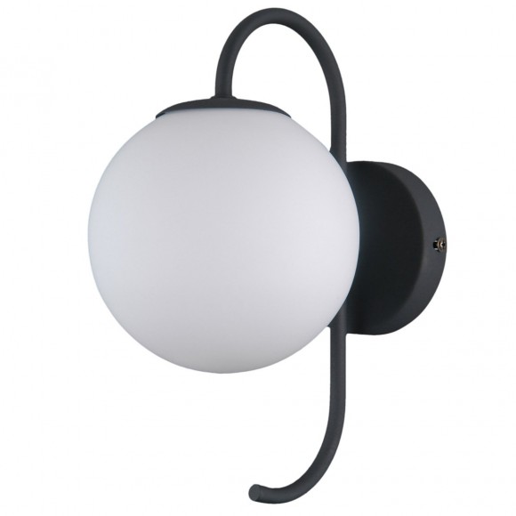 Italux WL-5500-1-BK nástenné svietidlo Gela 1x5W | G9 - čierna, biela