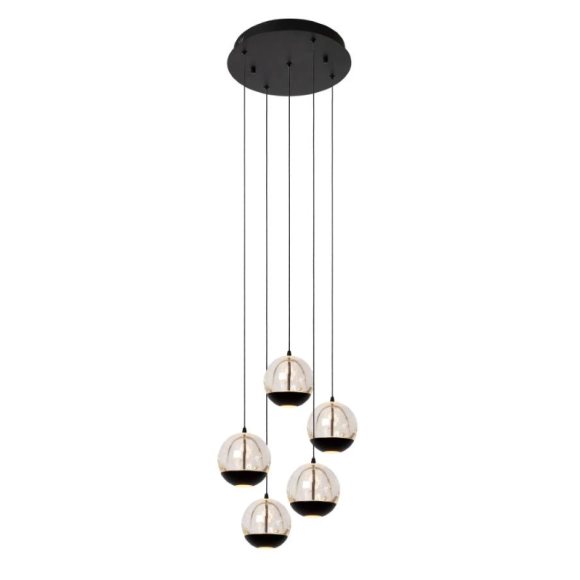 Lucide L134982430 LED závesné stropné svietidlo SENTUBAL  | 5x5,3W integrovaný LED zdroj | 5x210lm | 2700K