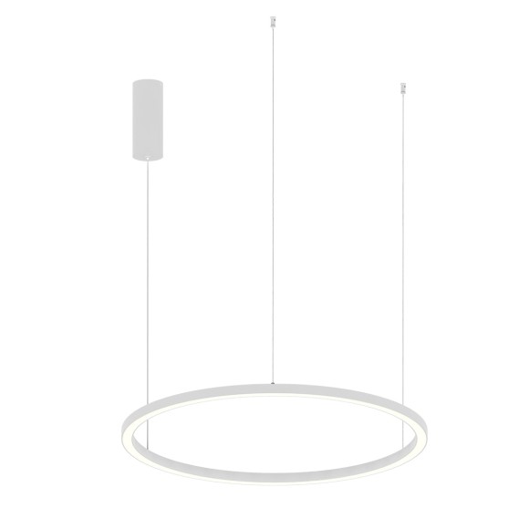 Luce Ambiente Design HOOP-S80-BCO LED závesné stropné svietidlo HOOP | 40W integrovaný LED zdroj | na lanku | biela