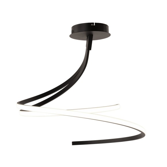 Luce Ambiente Design KINETIC-PL-NER LED prisadené stropné svietidlo KINETIC | 40W integrovaný LED zdroj | čierna