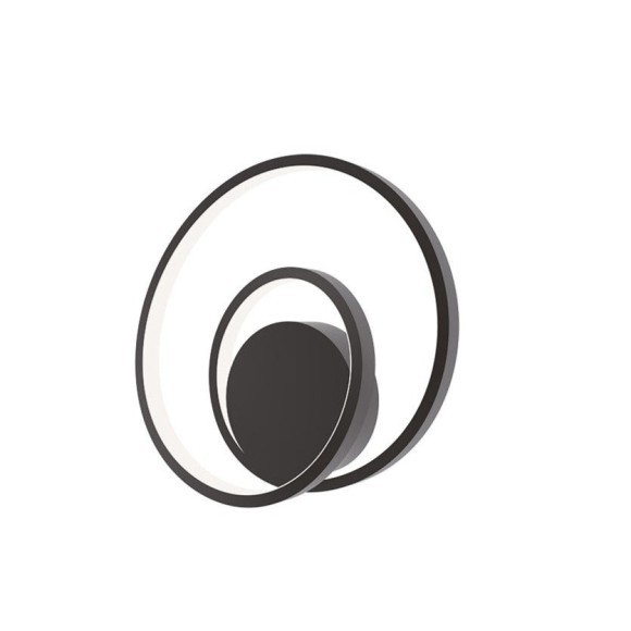 Luce Ambiente Design LIEVE-AP-NER LED nástenné svietidlo LIEVE | 15W integrovaný LED zdroj | čierna