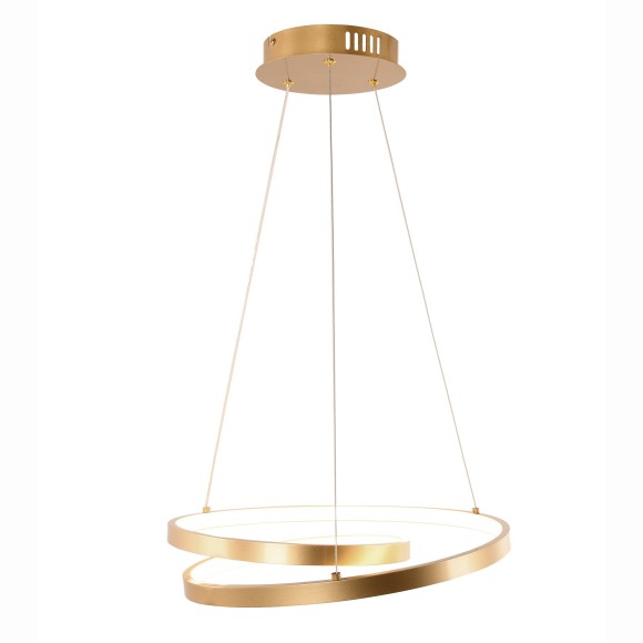 Luce Ambiente Design LIEVE-S-ORO LED závesné stropné svietidlo LIEVE | 30W integrovaný LED zdroj | na lanku | zlatá