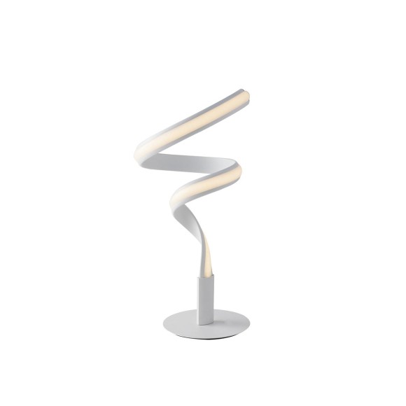 Luce Ambiente Design MYSTRAL-L LED stolná lampička MYSTRAL | 15W integrovaný LED zdroj | vypínač | biela