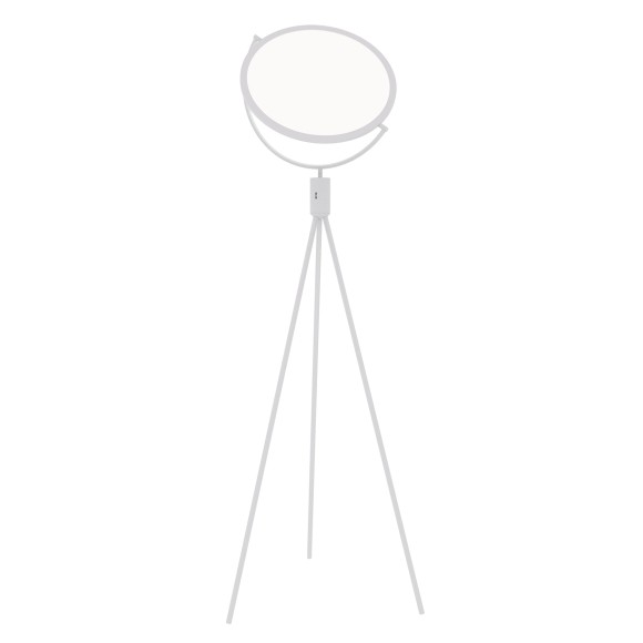 Luce Ambiente Design RADAR-PT-BCO LED stojacia lampa RADAR | 24W integrovaný LED zdroj | vypínač | biela
