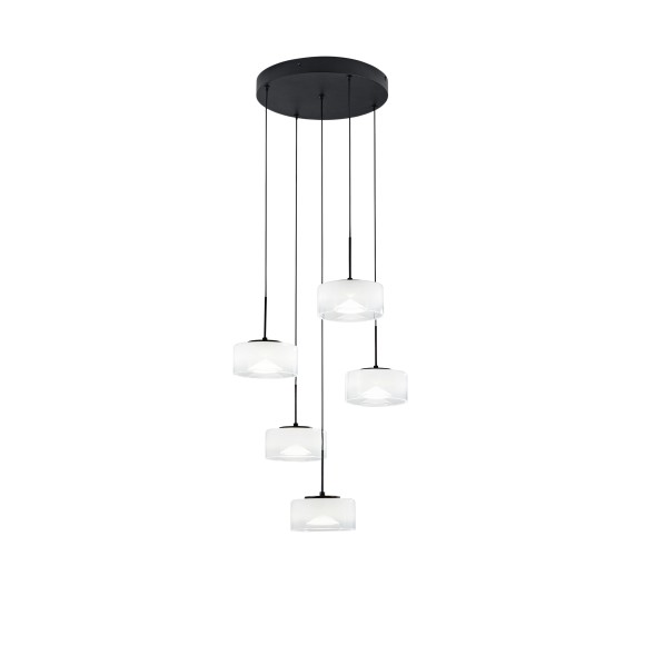 Luce Ambiente Design EMILY-S5 LED závesné stropné svietidlo EMILY | 40W integrovaný LED zdroj | biela