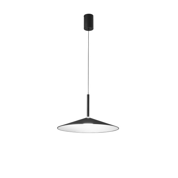 Luce Ambiente Design KHAN-S48-NER LED závesné stropné svietidlo KHAN | 18W integrovaný LED zdroj | čierna