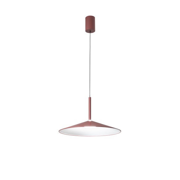 Luce Ambiente Design KHAN-S48-ROS LED závesné stropné svietidlo KHAN | 18W integrovaný LED zdroj