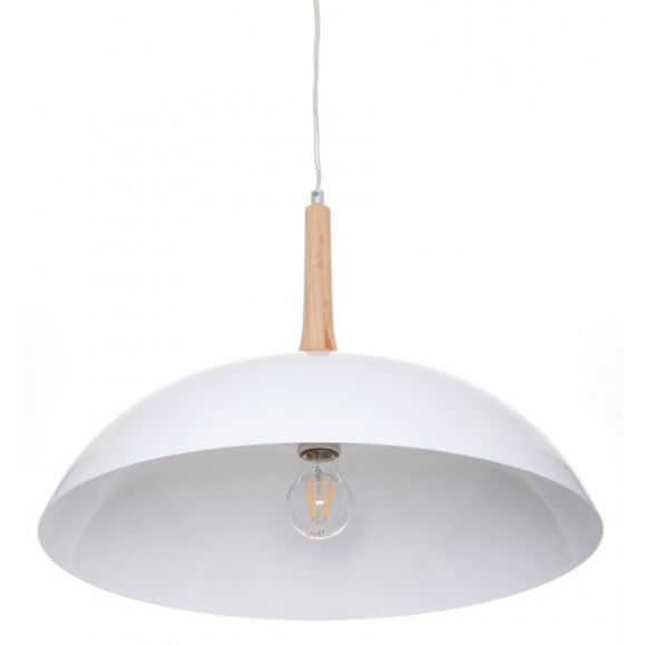 ZÁVESNÉ STROPNÉ SVIETIDLO ledko 1X60W - DEKOR DREVA, BIELE