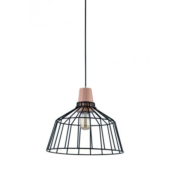 ZÁVESNÉ STROPNÉ OSVETLENIE - Lustre liadku 1X60W - čierna