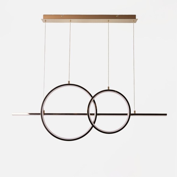 Zuma Line MD7358-2A-3GT LED závesné stropné svietidlo CHOLET | 34W integrovaný LED zdroj | 3000K