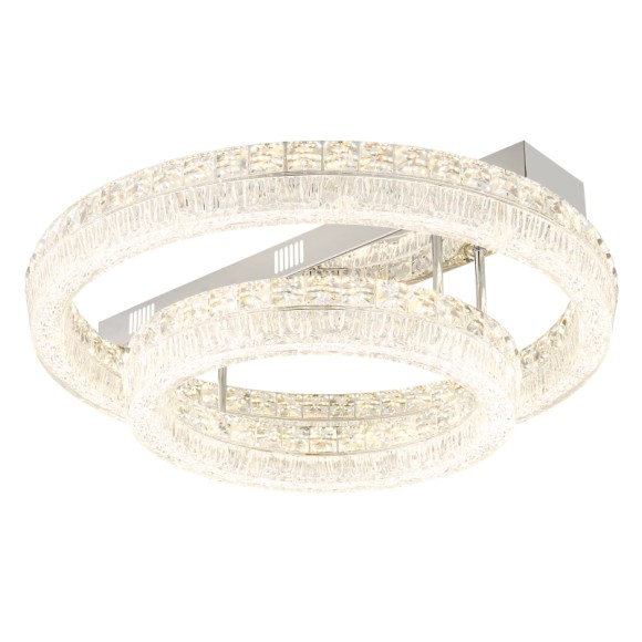 Globo 67387-60D LED prisadené stropné svietidlo LAUREL  | 60W integrovaný LED zdroj | 4900lm | 2700-6000K
