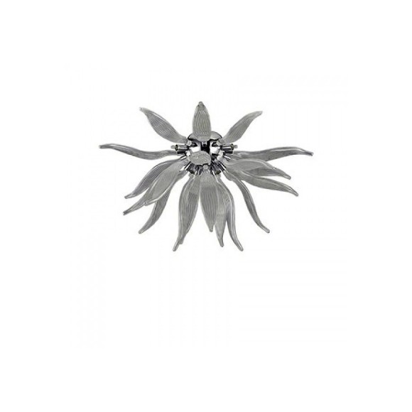 prisadené nástenné a stropné svietidlo Ideal lux LEAVES 6x40W G9 - dymová šedá