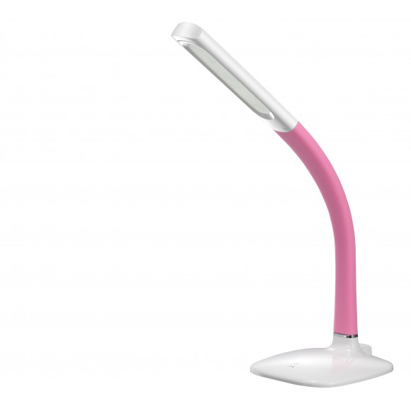 LED stolná lampa dotyková 8W - ružová