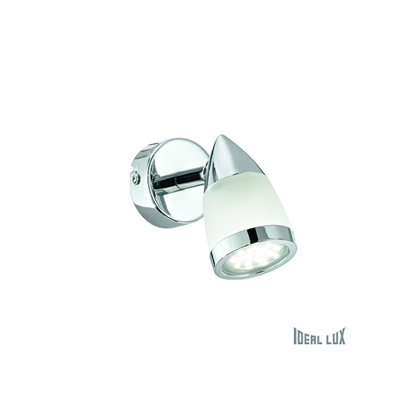 Ideal Lux 094069 bodové nástenné svietidlo Faro 1x28W | GU10 - chróm