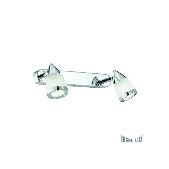 Ideal Lux 094076 nástenné bodové svietidlo Faro 2x28W | GU10 - chróm