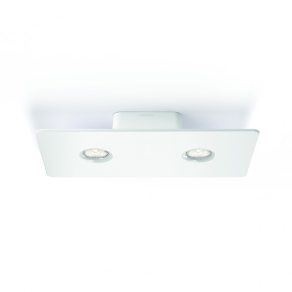 LED prisadené nástenné a stropné svietidlo Philips 2x4,5W - biela