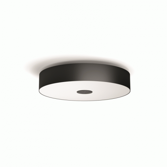 LED závesné svietidlo svietidlo (luster) Fair HUE - čierne s diaľkovým ovládačom