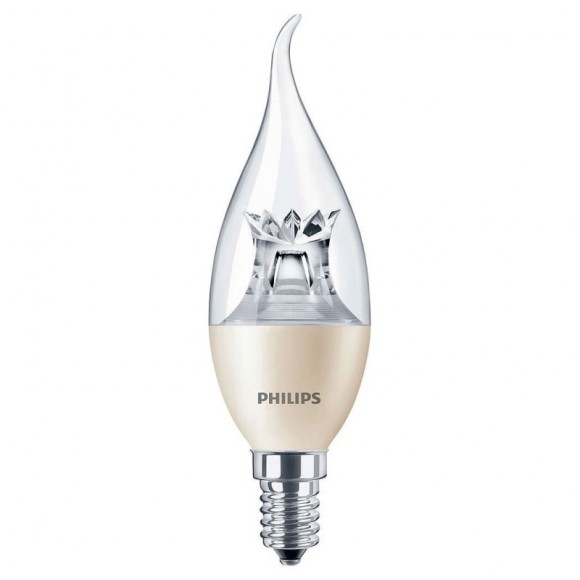 LED žiarovka úsporná Philips 6W -> ekvivalent 40W E14 - MASTER LEDcandle DT 6-40W E14 827 BA38 CL