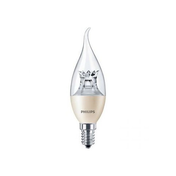 LED žiarovka úsporná Philips 4W -> ekvivalent 25W E14 - MASTER LEDcandle DT 4-25W E14 827 BA38 CL