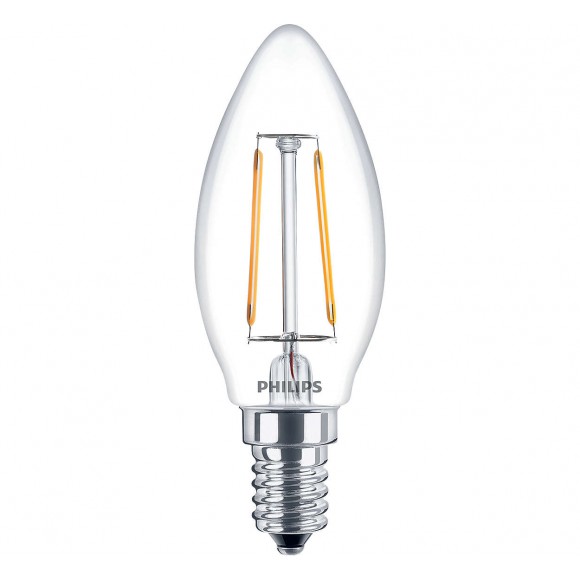 LED žiarovka úsporná Philips 2,3W -> ekvivalent 25W E14 - Classic LEDcandle ND 2.3-25W E14 827 B35 CL