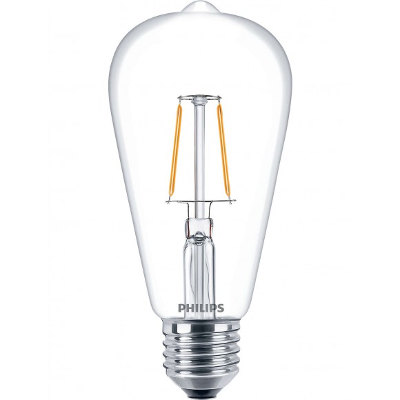 LED žiarovka úsporná Philips 2,3W -> ekvivalent 25W E27 - Classic LEDbulb ND 2.3-25W E27 827 ST64 CL