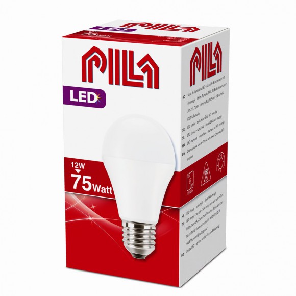 LED žiarovka úsporná Philips 9,4W -> 75W E27 - PÍLA LED BULB 75W E27 827 A60 FR ND