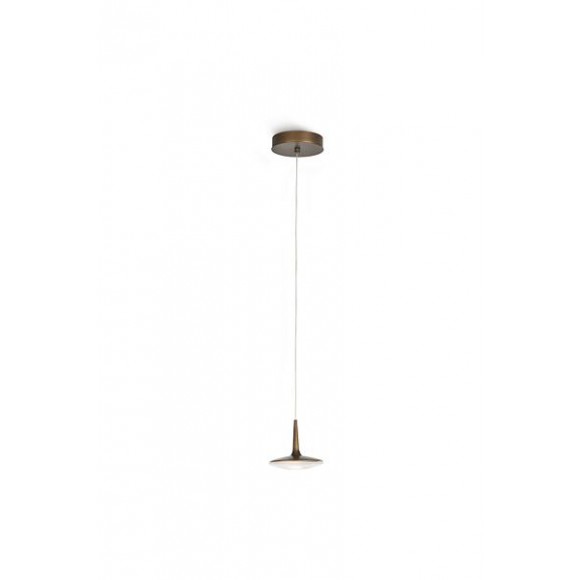 LED závesné stropné svietidlo - luster Philips Attilio 1x6W -> nahrádza 35W - bronz