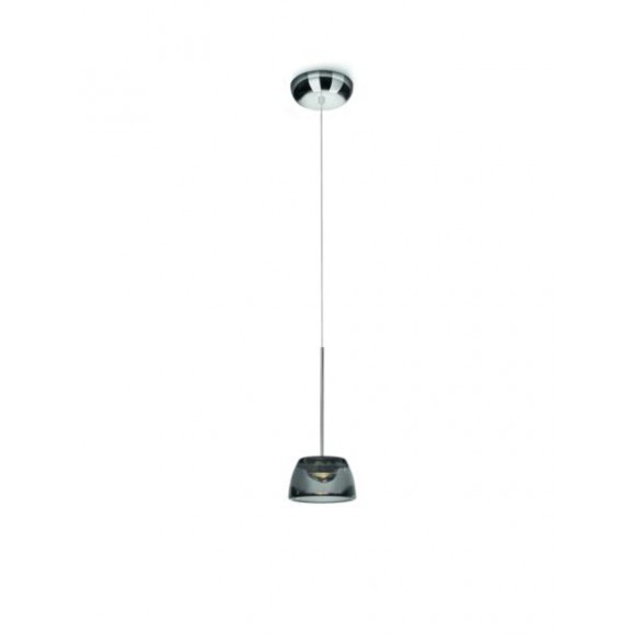 LED závesné stropné svietidlo - luster Philips Claria 1x6W -> nahrádza 35W - lesklý chróm