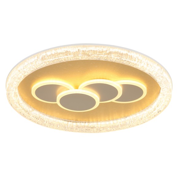 Globo 48476-40R LED prisadené stropné svietidlo LORAINE  | 40W integrovaný LED zdroj | 3930lm | 3000K