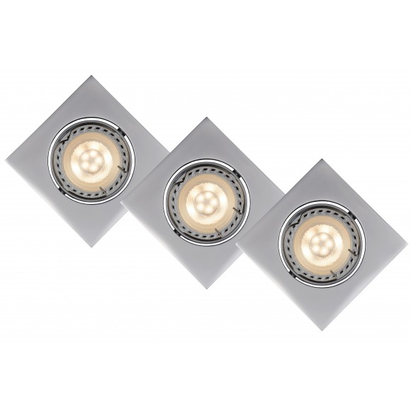LED zápustné stropné svietidlo bodové Lucide FOCUS 11002/15/36 3x5W GU10