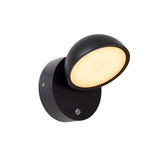 Lucide L228651230 LED vonkajšie nástenné svietidlo FINN | 12W integrovaný LED zdroj | 1200lm | 3000K